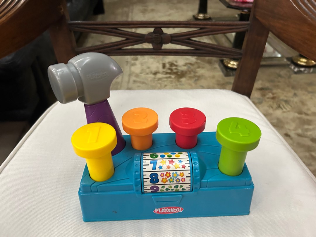 Playskool Tap and Spin Tool Bench Activity Toy Hobbies Toys
