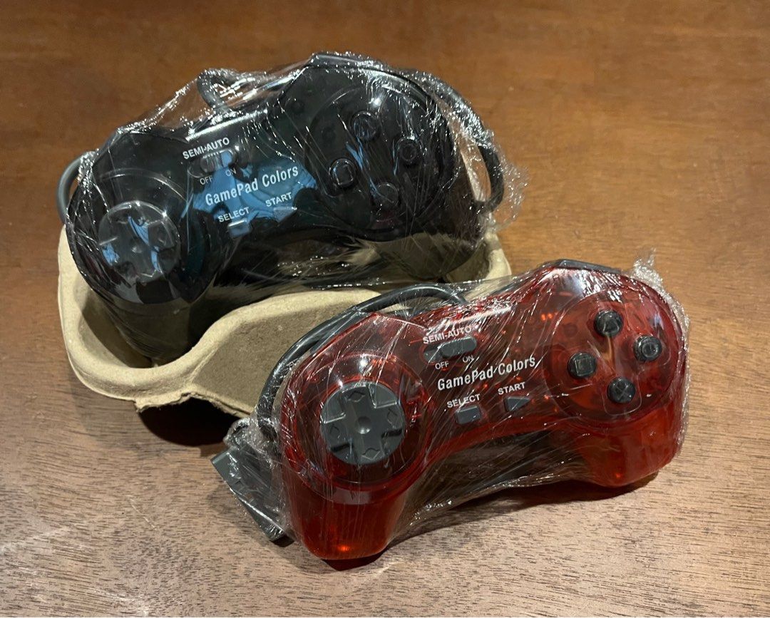 PlayStation PS1 Red Performance GamePad Colors controller, model CP