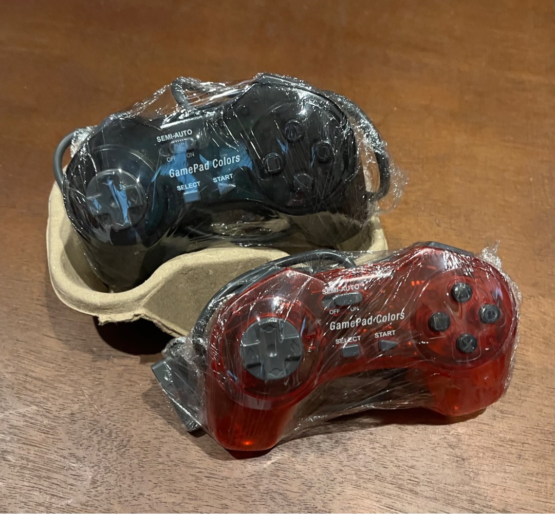 PlayStation PS1 Red Performance GamePad Colors controller, model CP