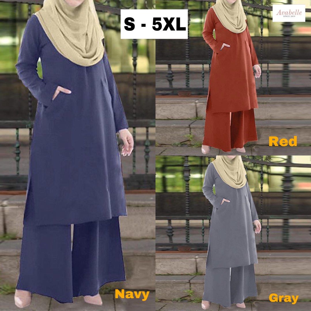blouse muslimah plus size