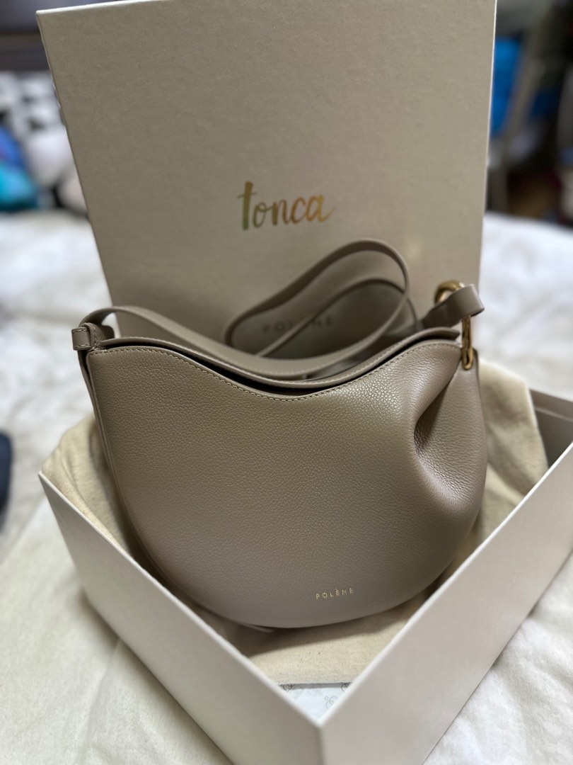 Preloved Polene Tonca Crossbody Bag - Taupe Color – BeautéFinds