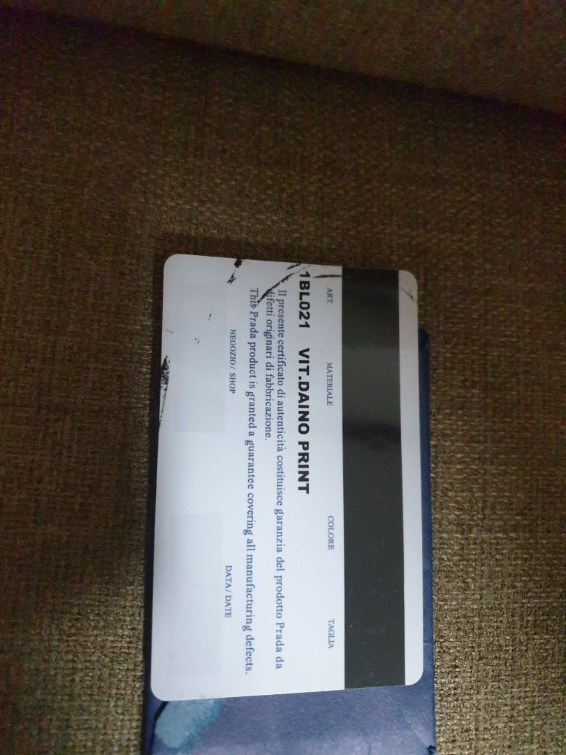 PRADA authentic 2-way bag (selling low with minor flaw) (Category: Luxury Bags & Wallets) located in Manila. Submitted by chrinathalie (Listing ID 1218800297, Image 3). Description: Used few times BELT BAG/SLING BAG Looks new May flaw lang dun sa leather belt, medyo may sticky parts ang sides due to storage, kayo na magpalinis..the bag and sling looks new..