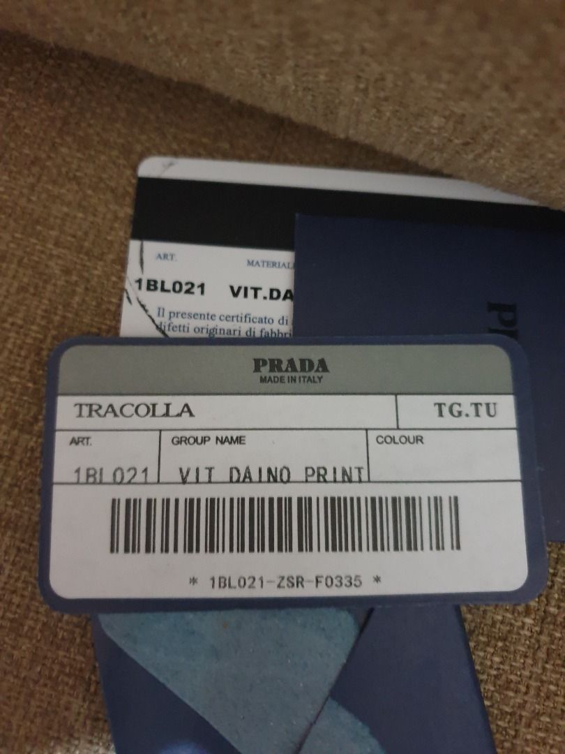 PRADA authentic 2-way bag (selling low with minor flaw) (Category: Luxury Bags & Wallets) located in Manila. Submitted by chrinathalie (Listing ID 1218800297, Image 2). Description: Used few times BELT BAG/SLING BAG Looks new May flaw lang dun sa leather belt, medyo may sticky parts ang sides due to storage, kayo na magpalinis..the bag and sling looks new..