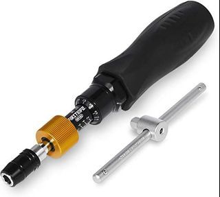 Precision Certified Limiting/Limited Torque Screwdriver, 1/4 Inch Universal Hex Bit Holder, 1-6 Nm With Extra T-Handle