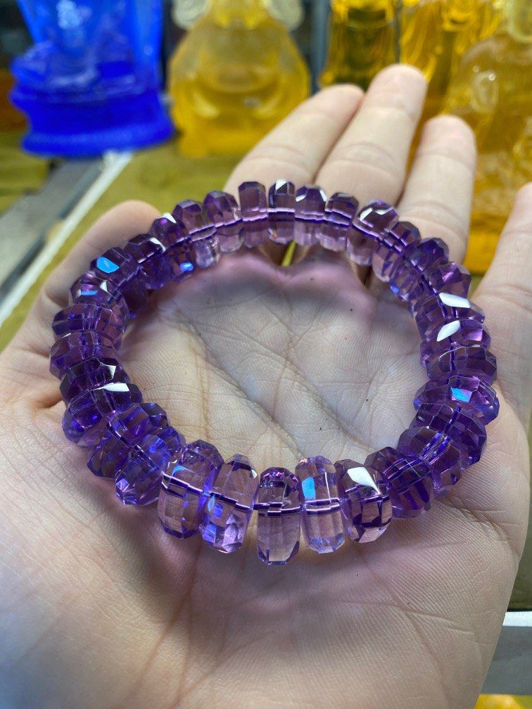 Buy ASTROGHAR Natural Ametrine Crystal Crystal bracelet For Men And Women  at Amazon.in