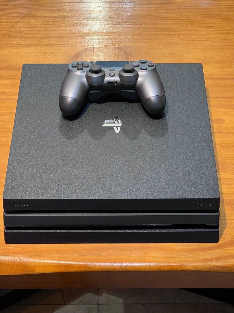 PS4 PRO 1TB (with 4 DISC GAMES) (Category: PlayStation) located in Pasig City. Submitted by cinarty.shops (Listing ID 1218942741, Image 1). Description: - PS4 PRO 1 TB unit is in very good condition with 1 OEM controller -Barely used -No Box natapon, No issue at alaga -HDMI, USB charger, Power Cable -PLUG & PLAY not jailbroken (latest version) - includes 4 games for FREE 1. The last of Us pt. 2 2. NBA2k17 3. PES2016 4. Fallout 4 RFS: No time to u
