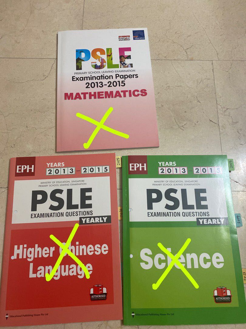 PSLE Exam questions for H Chinese, Hobbies & Toys, Books & Magazines