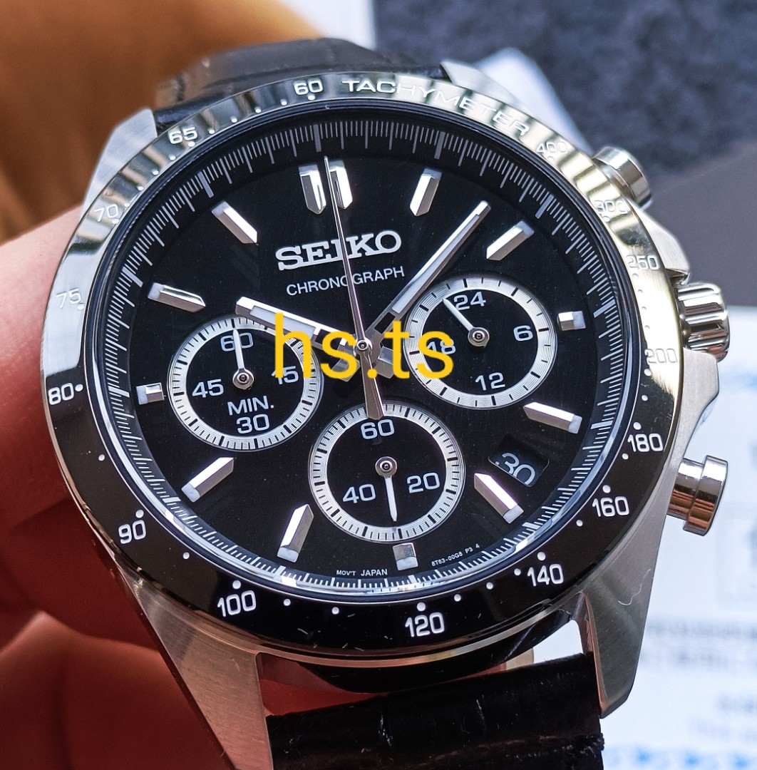 🔥Rare JDM! Seiko Spirit Daytona Black Chronograph Quartz Sports Watch  SBTR021, Men's Fashion, Watches & Accessories, Watches on Carousell