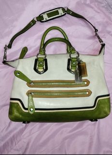 Rare vintage leather Coach bag