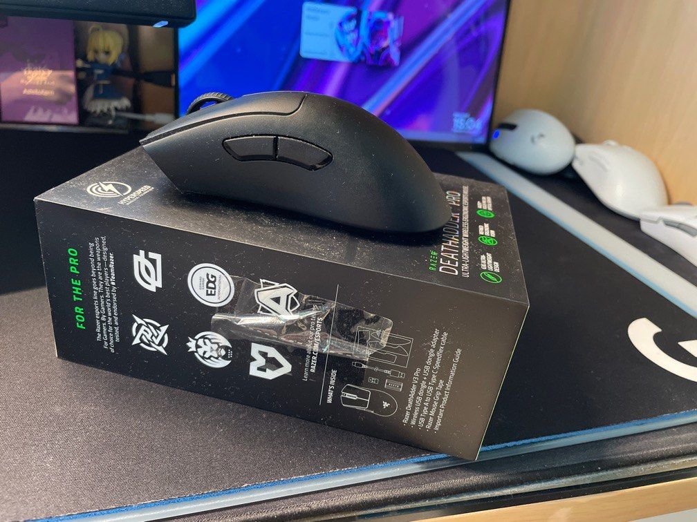 Razer DeathAdder V3 Pro, 電腦＆科技, 電腦周邊及配件, 電腦滑鼠及 