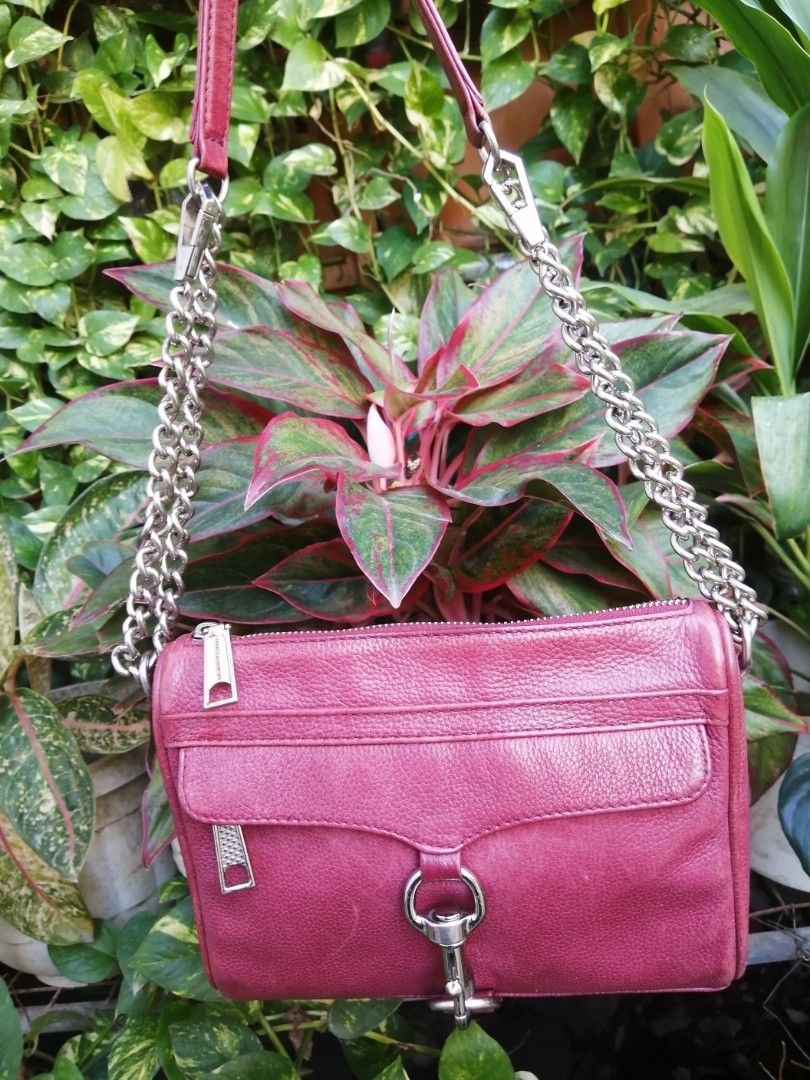 Rebecca minkoff mini mac magenta clearance