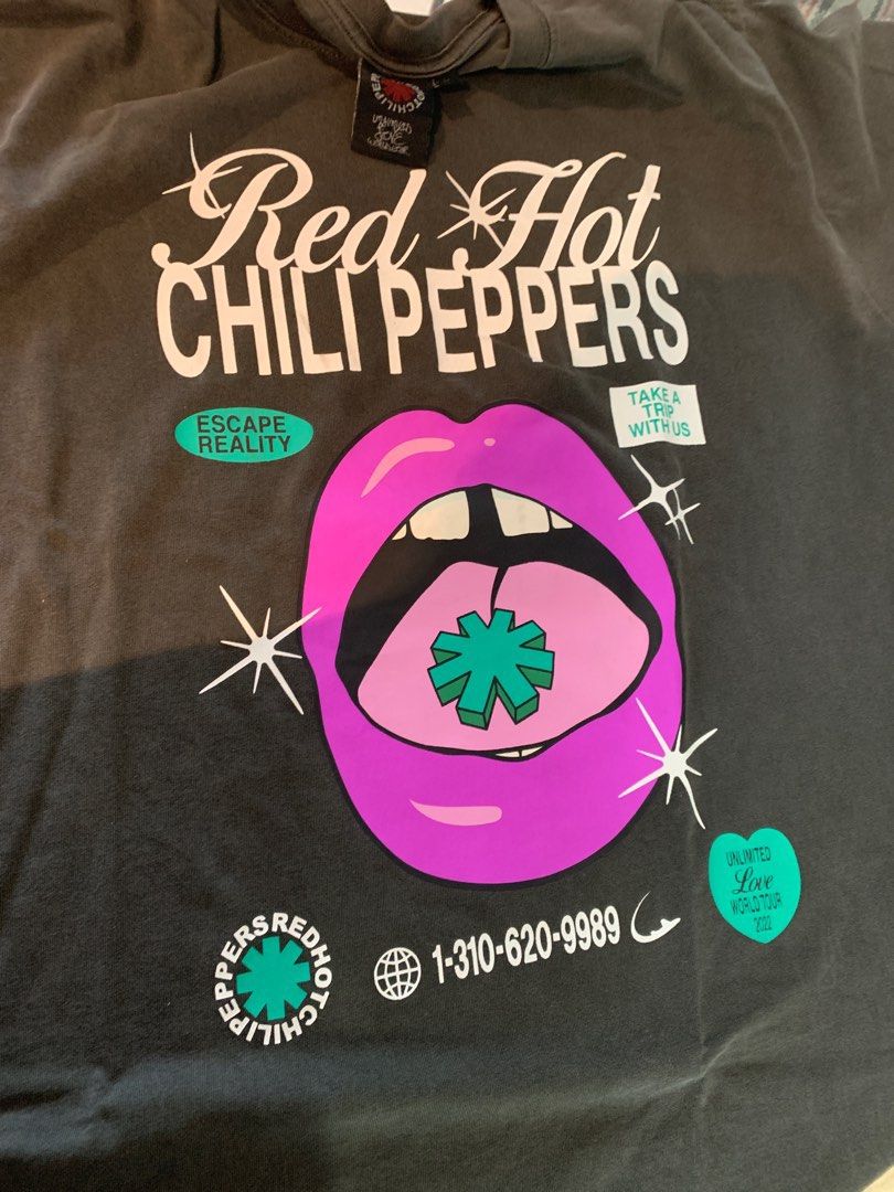Red Hot Chili Peppers Official Unlimited Love Merchandise size L, Men