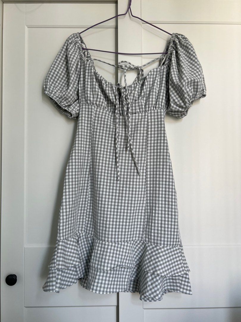 Revolve gingham dress Carousell