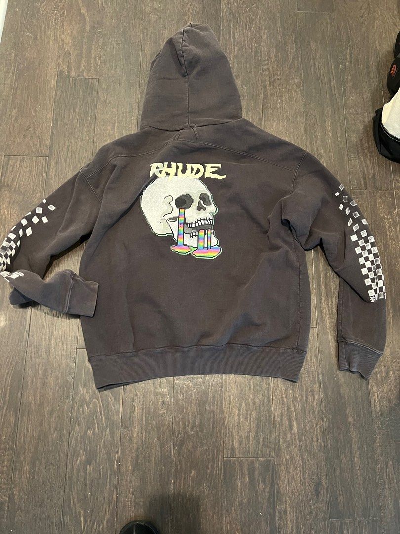 Rhude Psycho Hoodie Men s Fashion Tops Sets Hoodies on Carousell