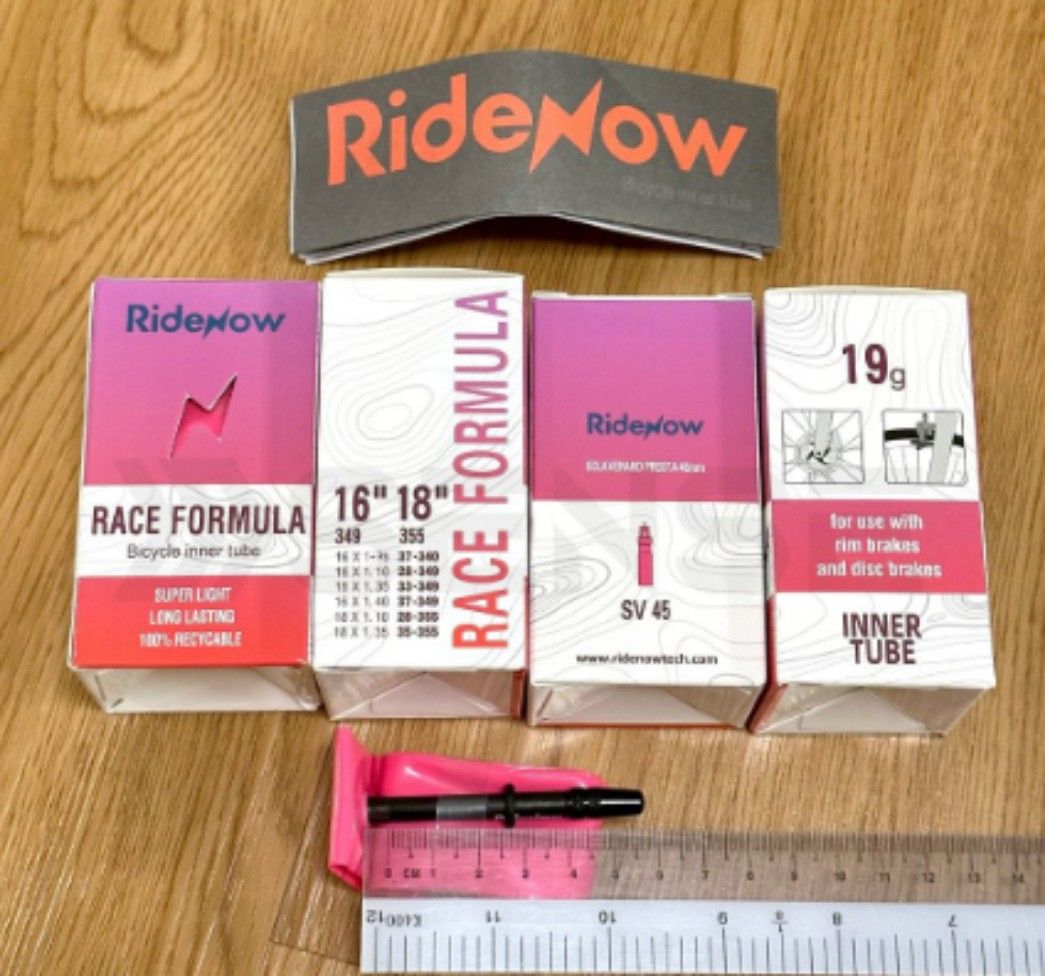 RideNow Inner Tube 19g for Brompton, 360, Pikes, Sports