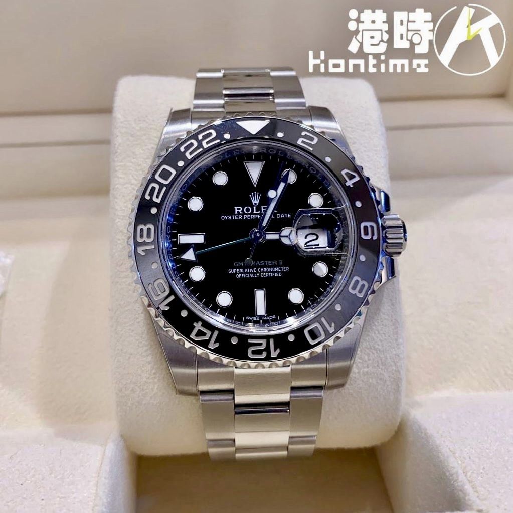 Rolex GMT Master II Black Dial Discontinued 116710LN 2018 Used
