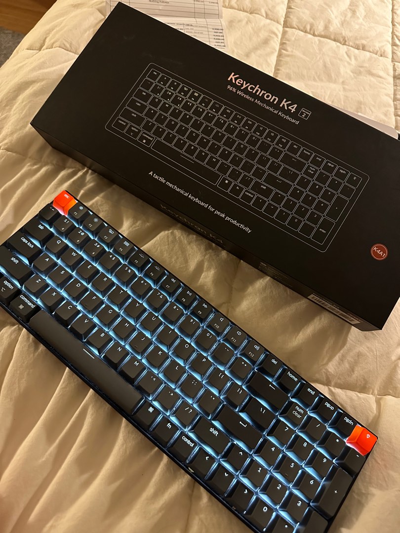 RUSH ! Keychron K4 Red Switch Wireless Keyboard, Computers & Tech
