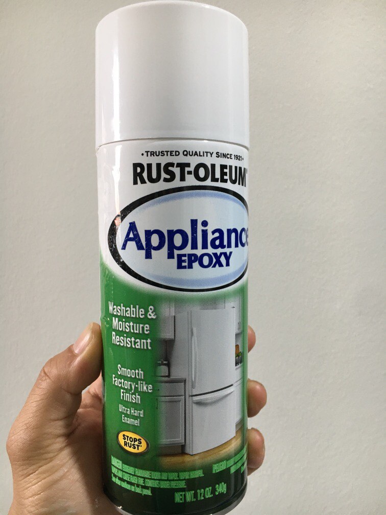 Rustoleum expoxy Appliance spray paint, Furniture & Home Living