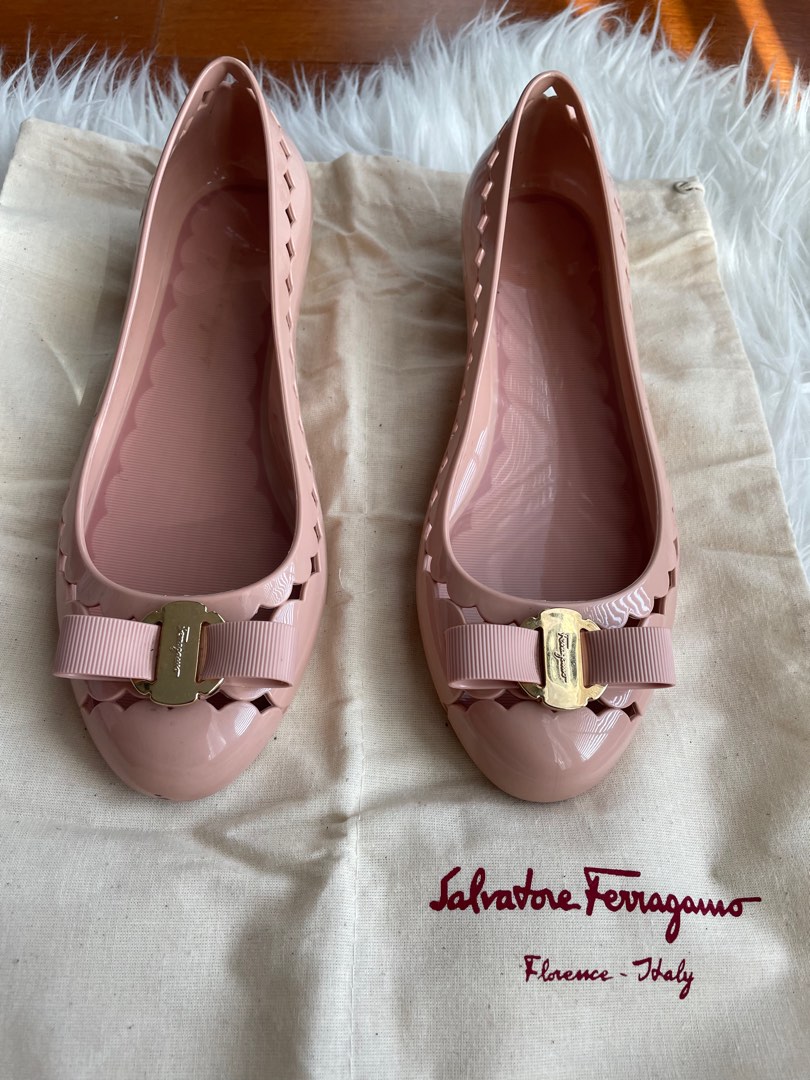 Salvatore ferragamo jelly flats review cheap