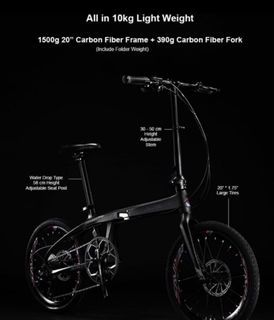 Sava 20 carbon fiber folding bike deals