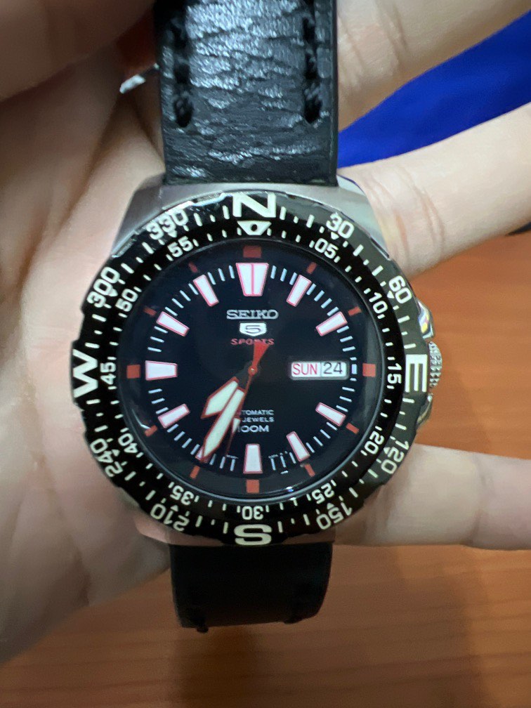 Seiko mini monster black deals