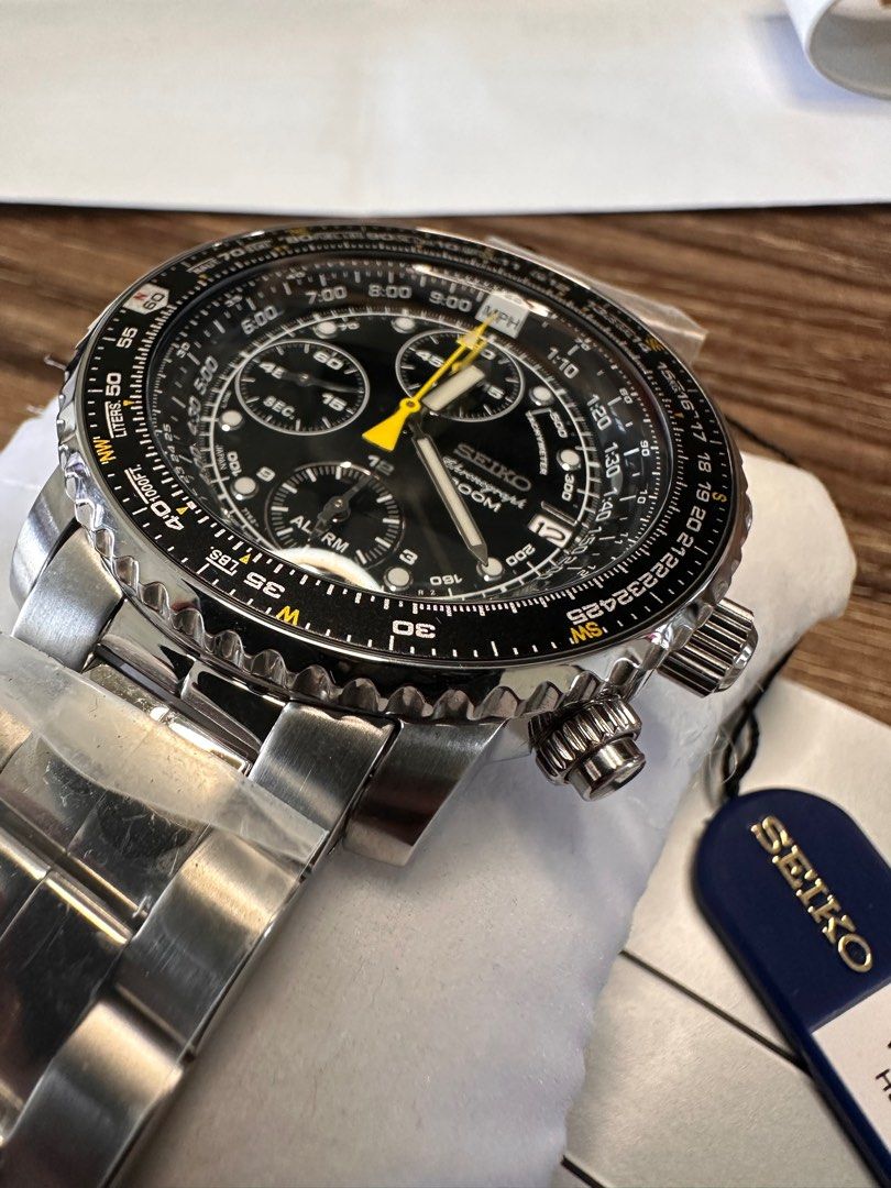 Total 56+ imagen how to set alarm on seiko flightmaster Thptnganamst