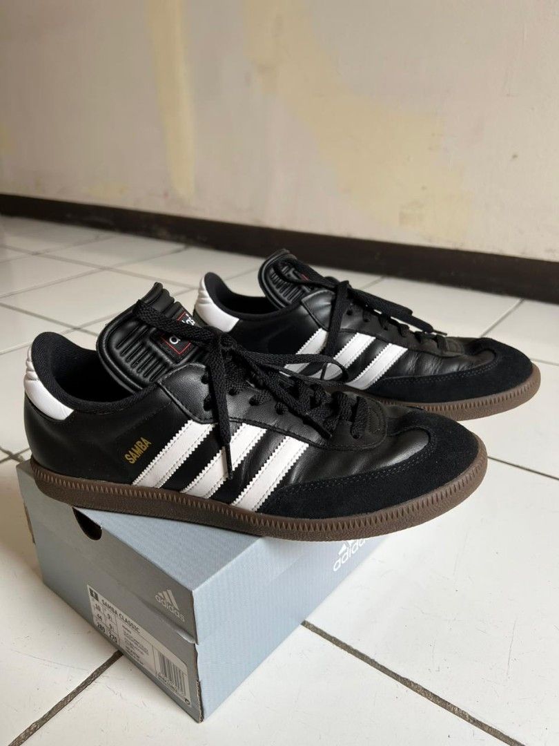 Adidas samba hitam discount