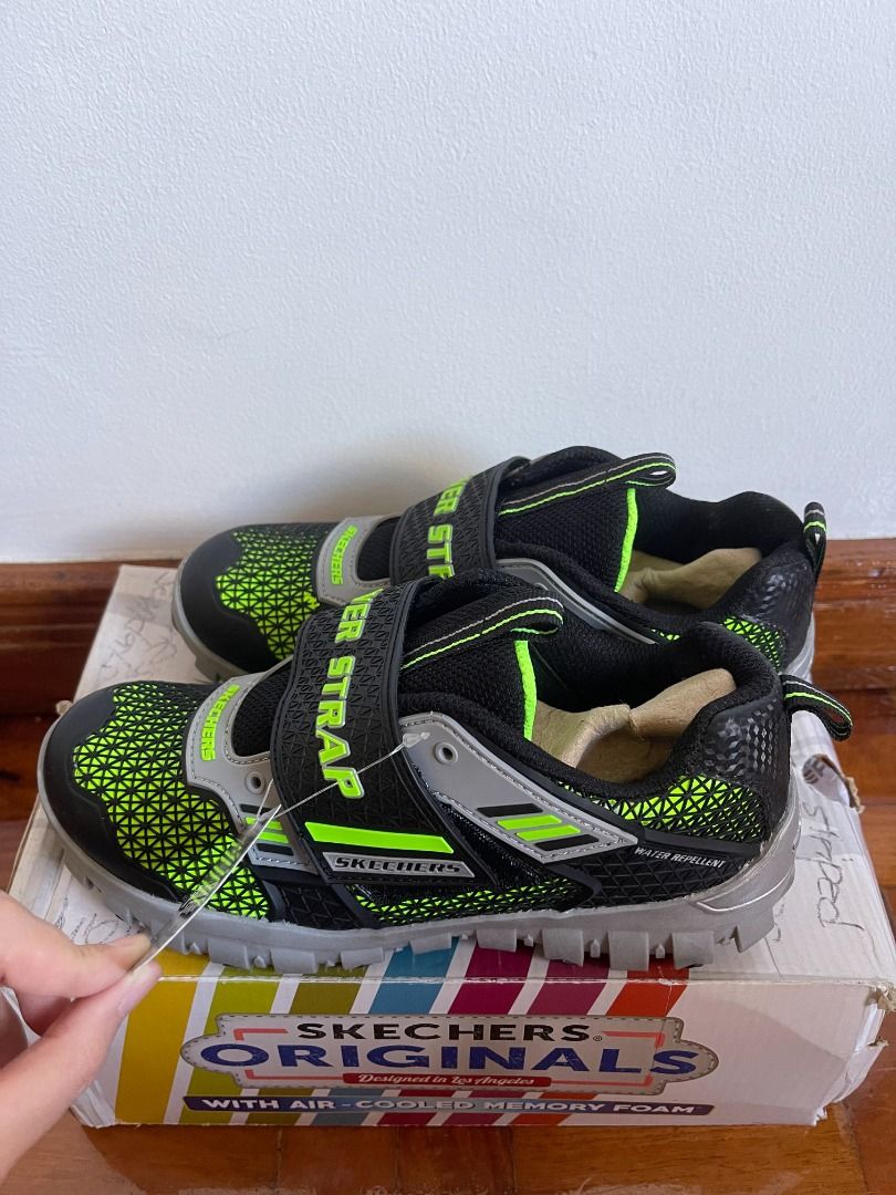 Skechers power strap shoes hot sale