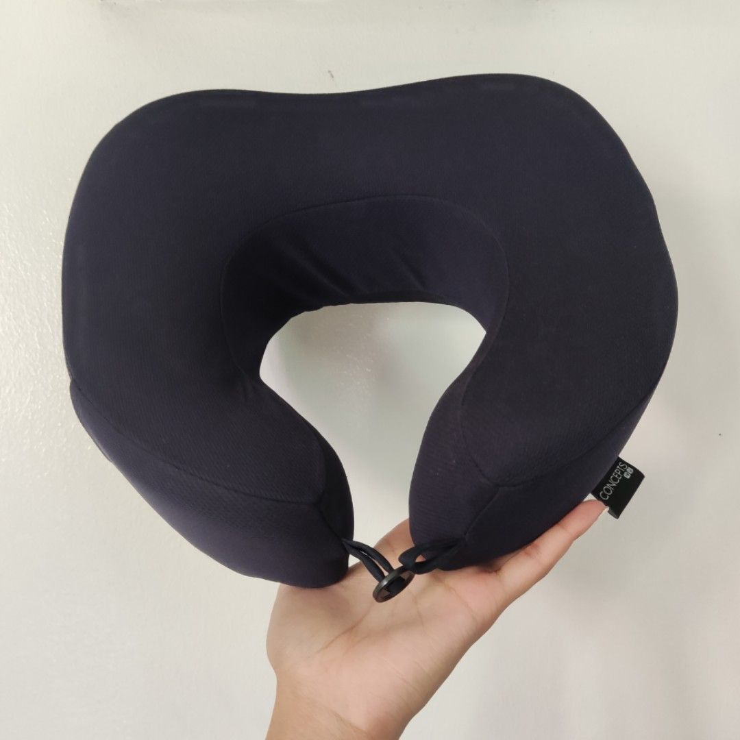 SM Accessories Concepts Memory Neck Pillow Dark Blue Furniture Home Living Furniture Other Home Furniture on Carousell