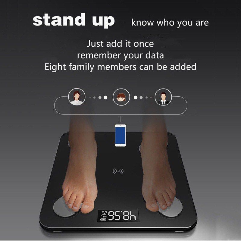 Smart weighing scale body fat weigh weight scale Body Composition Scale ...