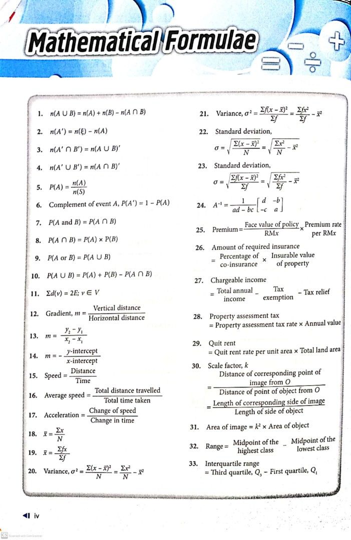 Spm kssm mathematics form 4 5 hobbies toys books magazines