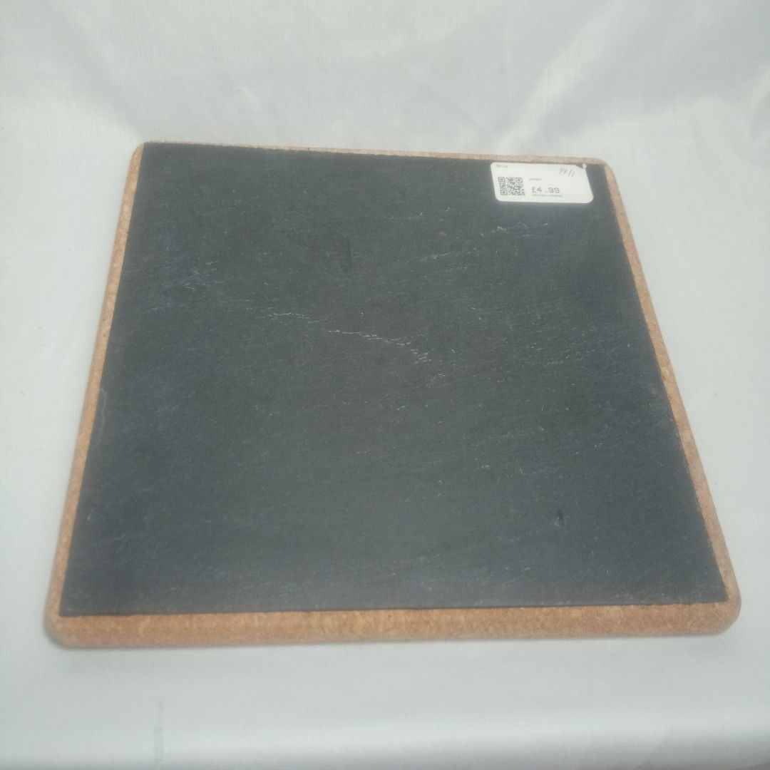 STONE SLATE PLATE BOARD / TRIVET (Category: Other Kitchenware & Tableware) located in Makati City. Submitted by nyxhemera26 (Listing ID 1218946290, Image 1). Description: STONE SLATE PLATE BOARD / TRIVET • ONLY 1 PC AVAILABLE (WE DON'T MANUFACTURE) • A BIT LOOSE YUN DIKIT SA CORK • LAST PHOTO IS FOR REFERENCE ONLY.