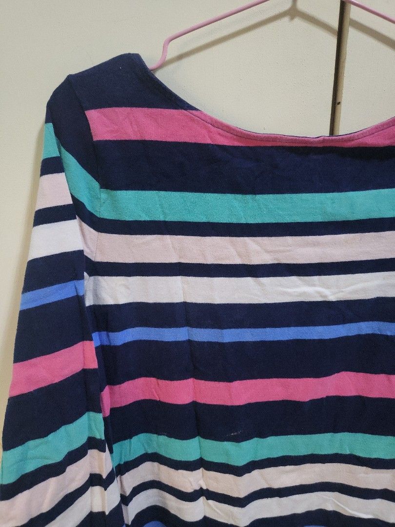 Stripe longsleeves (Category: Longsleeves) located in Manila. Submitted by kth18 (Listing ID 1218857517, Image 2). Description: ♡ good condition ♡ S-M ♡ negotiable. DM me 🙂 ♡ ggx / shopee co.