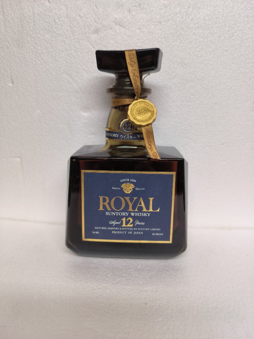 suntory royal 12 720ml, 嘢食 & 嘢飲, 酒精飲料 Carousell