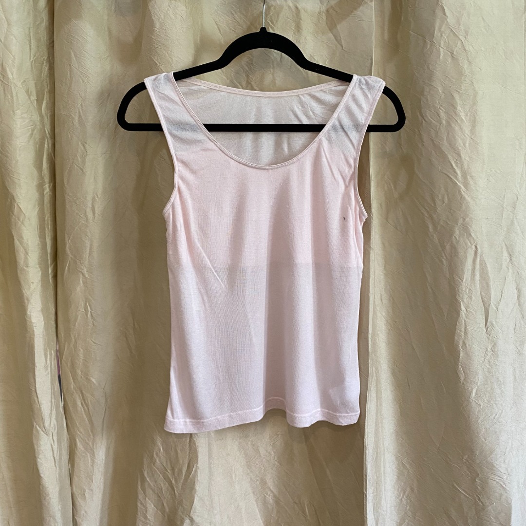 Super Soft Baby Pink Tank Top Coquette, Women's Fashion, Tops