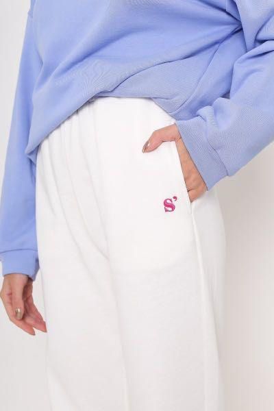 Supergurl Jordan Joggers in White Women s Fashion Bottoms Other
