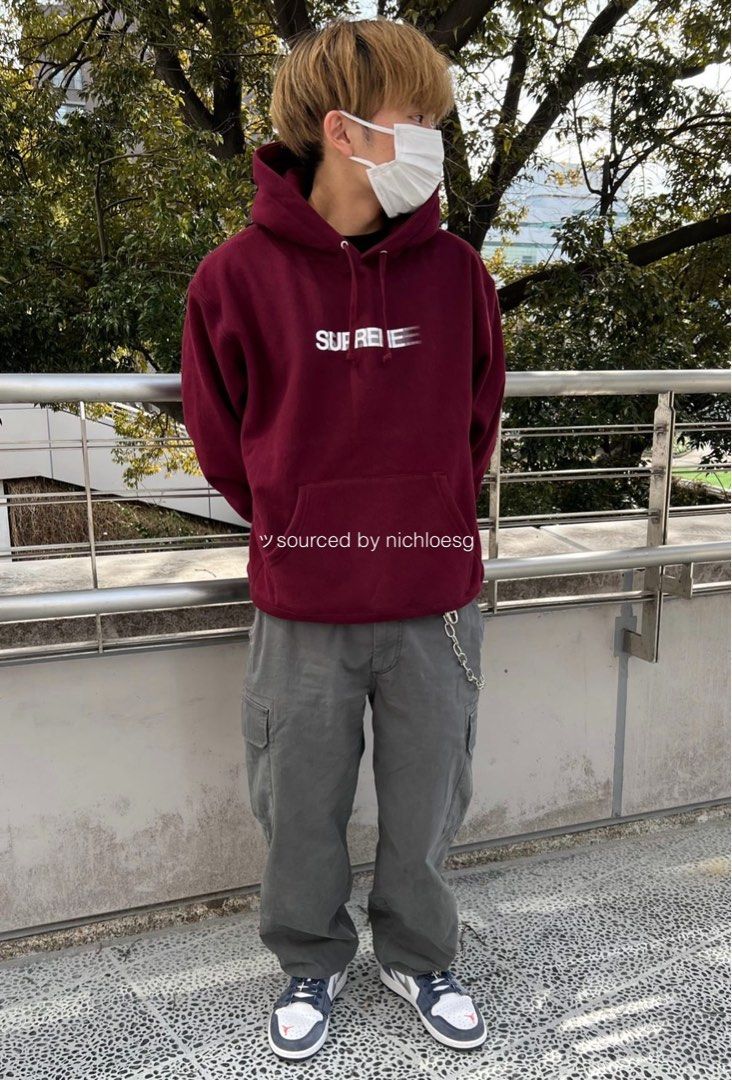 Supreme Motion Logo hooded sweatshirt XL トップス パーカー