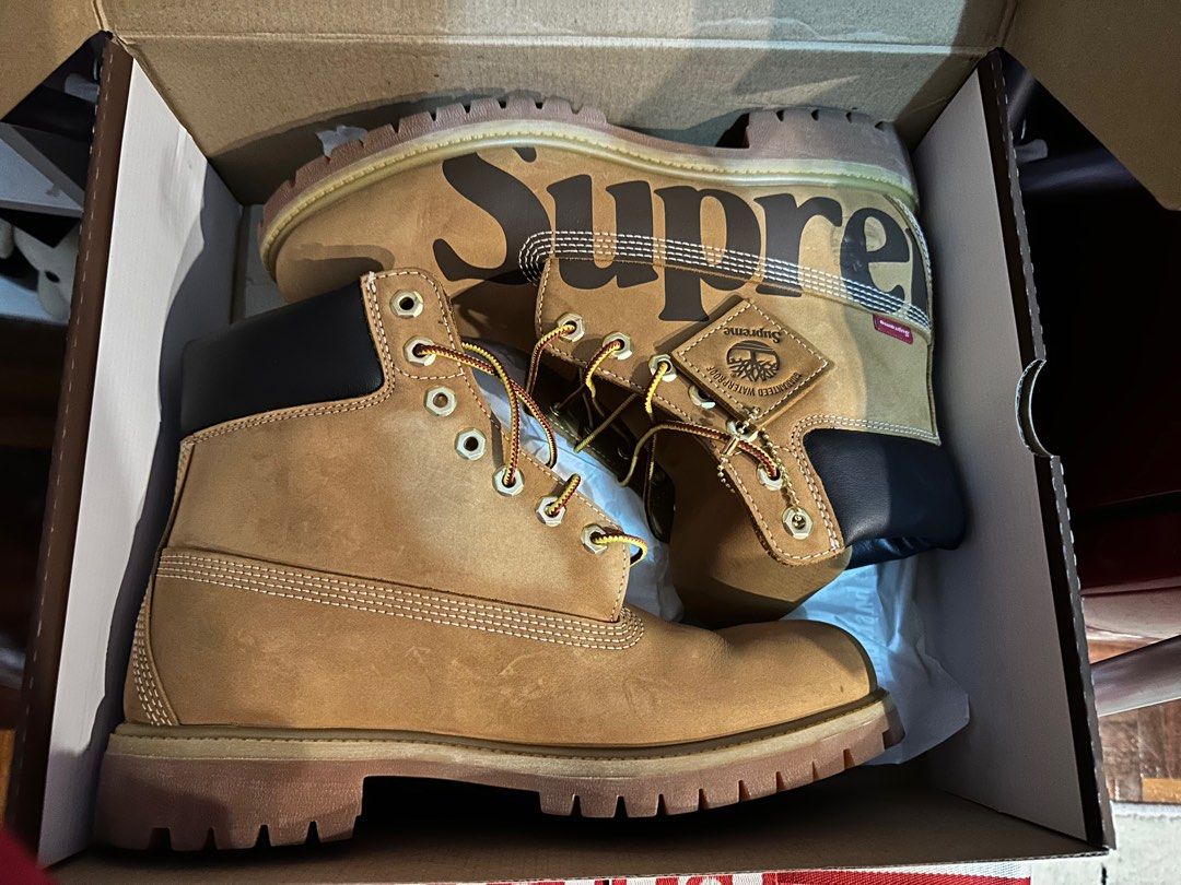 Supreme x timberland 6 “wheat”, Men's Fashion, Footwear, Boots on