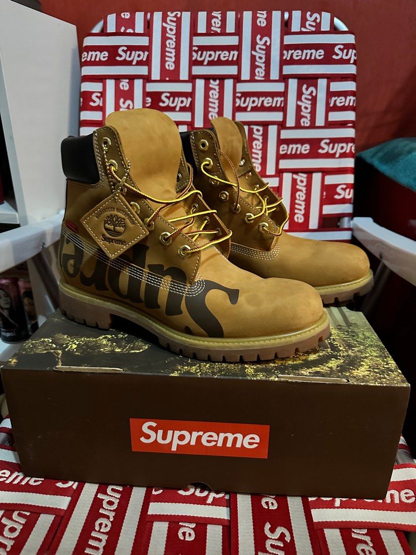 Supreme x timberland 6 “wheat”, Men's Fashion, Footwear, Boots on