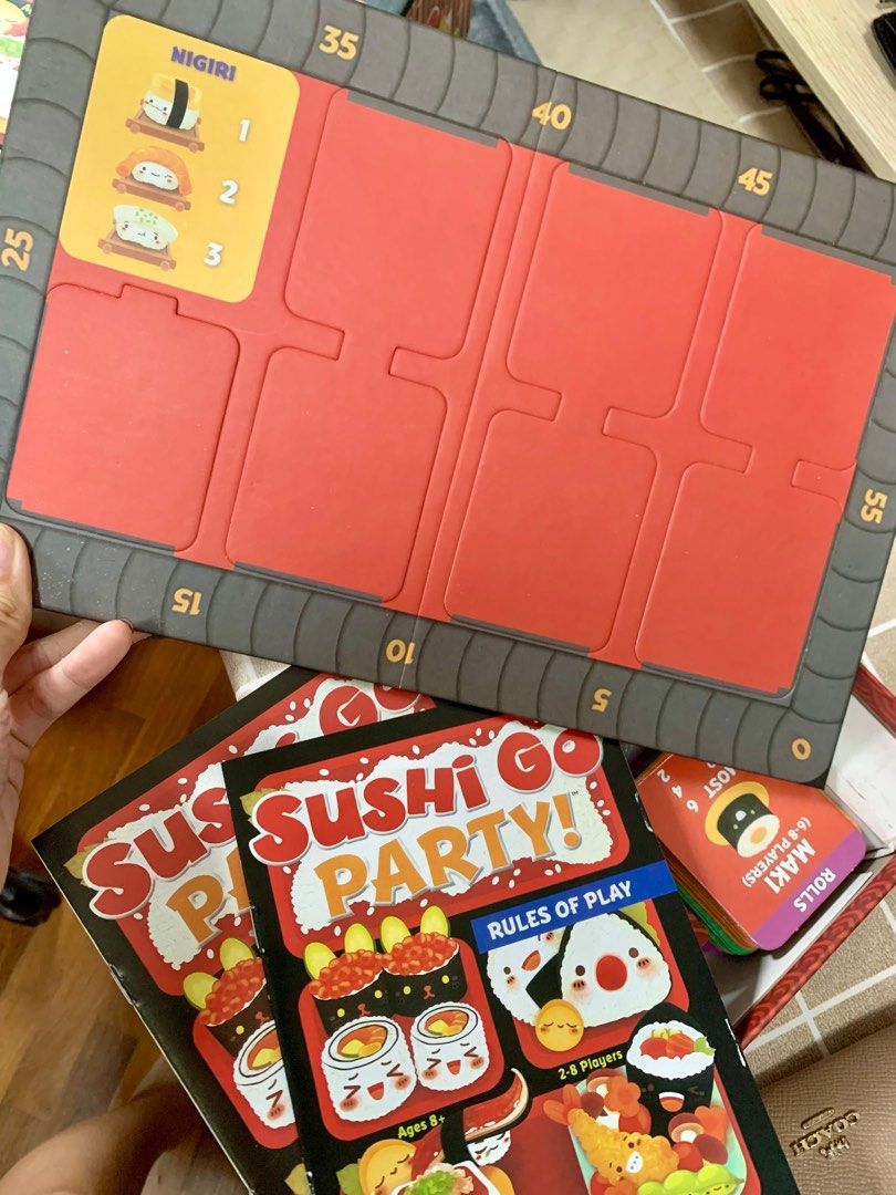 Sushi Go Party Board Game, Hobbies & Toys, Toys & Games on Carousell