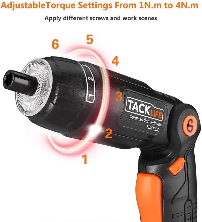 Tacklife store cordless screwdriver