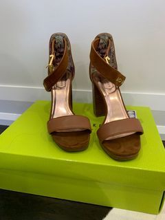 Ted Baker tan chunky heels  size 7