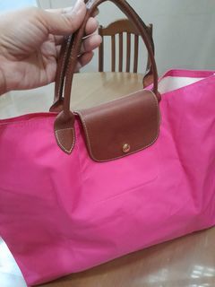 Tote longchamp pink