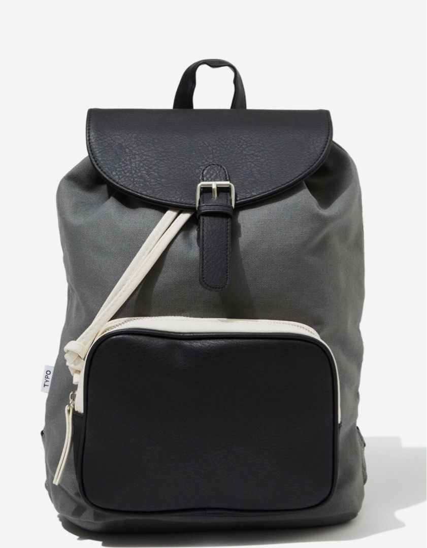 Typo black shop backpack