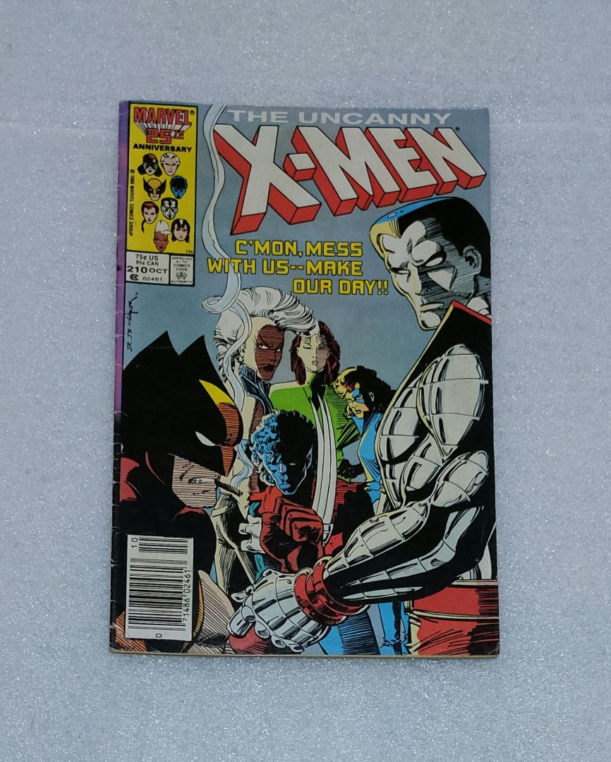 Uncanny XMen 210 (1986), Hobbies & Toys, Books & Magazines, Comics