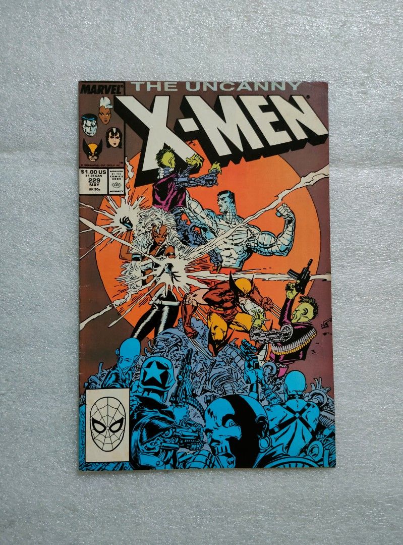 Uncanny XMen 229 (1988), Hobbies & Toys, Books & Magazines, Comics