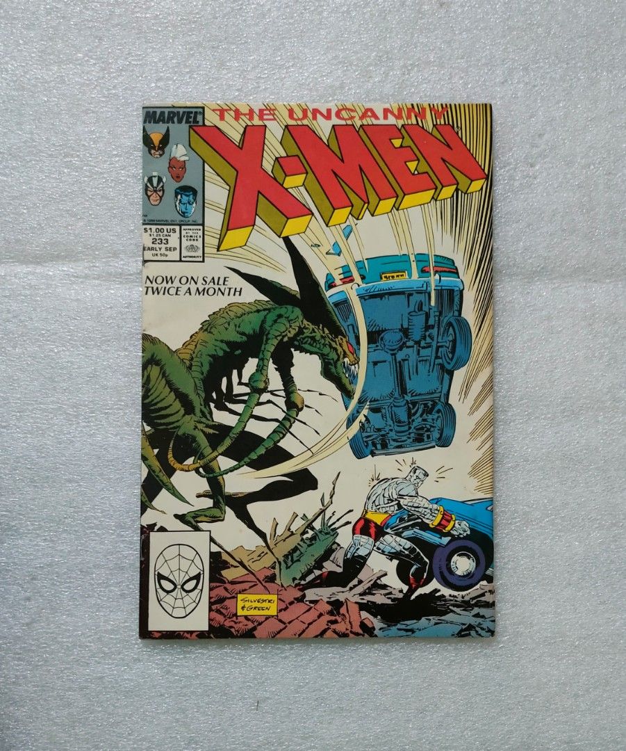 Uncanny XMen 232, 233 & 234 3 part Story Arc)(1988), Hobbies & Toys, Books