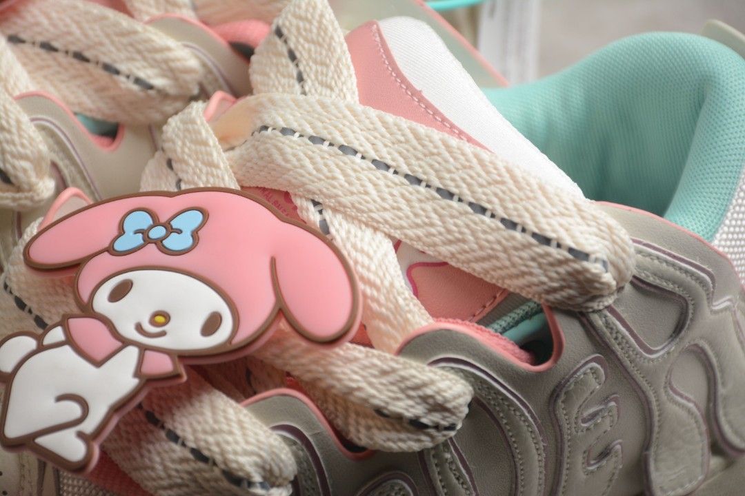 追跡有★Sanrio マイメロディ ツイード 厚底 スニーカー 未使用 OLD ORDER マイメロディ スニーカー 37 (24) サンリオ