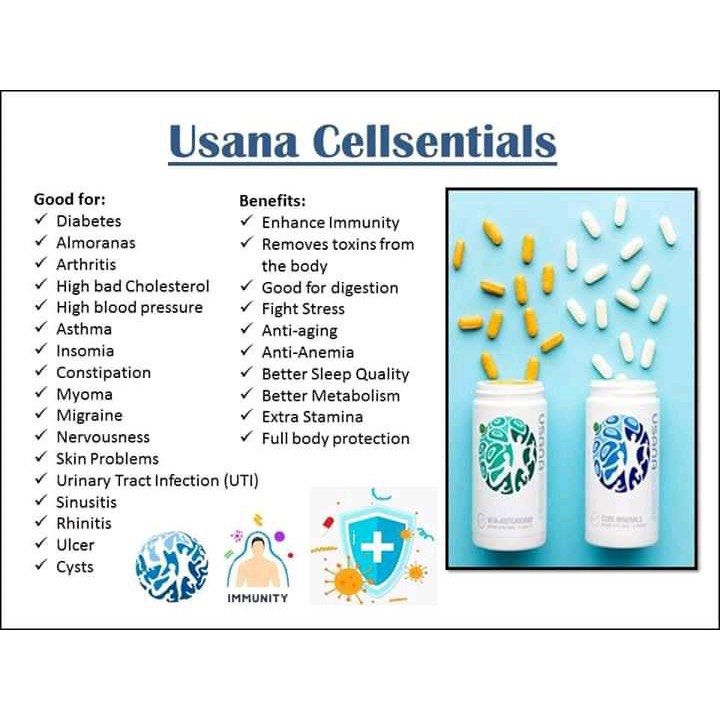 USANA Cellsentials, Health & Nutrition, Health Supplements, Vitamins