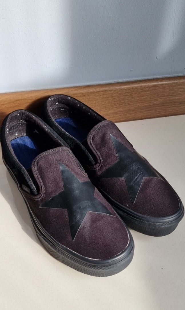 David bowie vans black star clearance